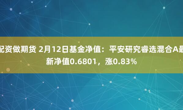 配资做期货 2月12日基金净值：平安研究睿选混合A最新净值0.6801，涨0.83%